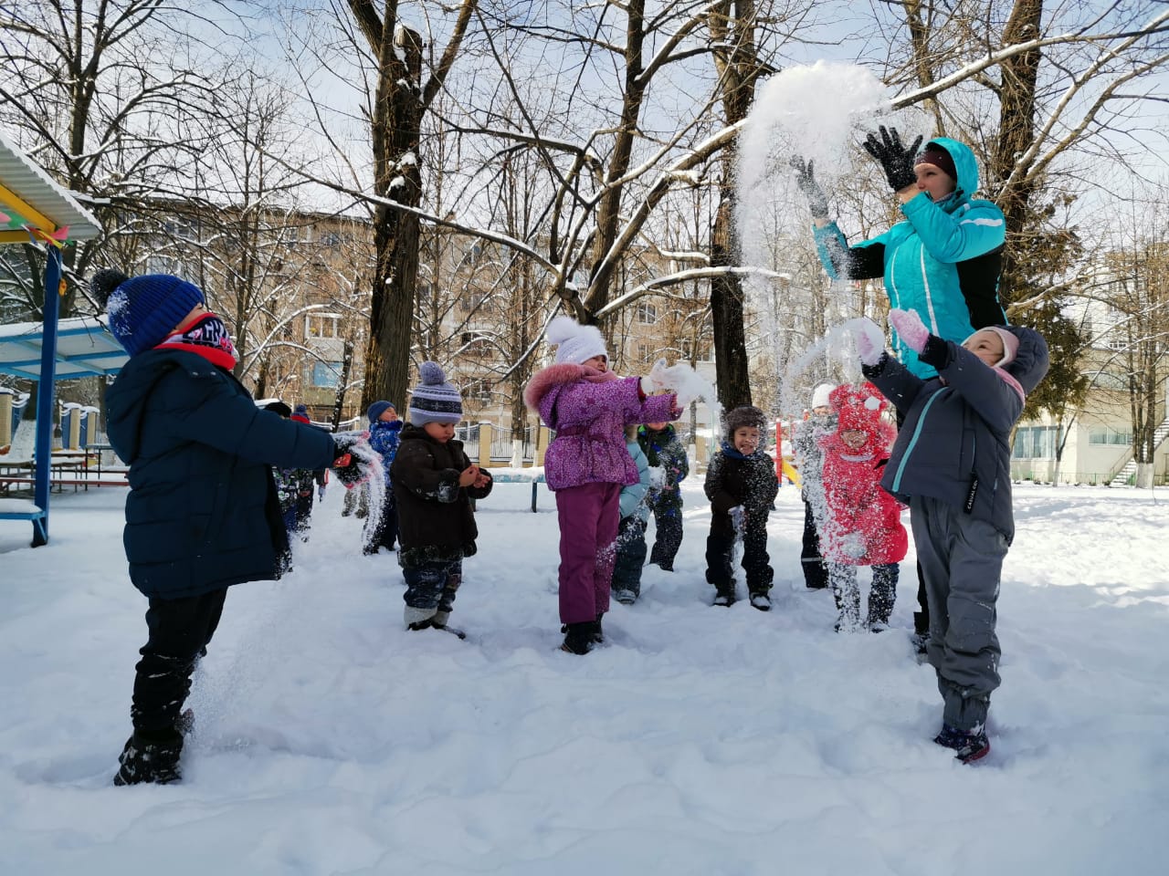 Проект организации и благоустройства зимней игровой площадки в детском саду